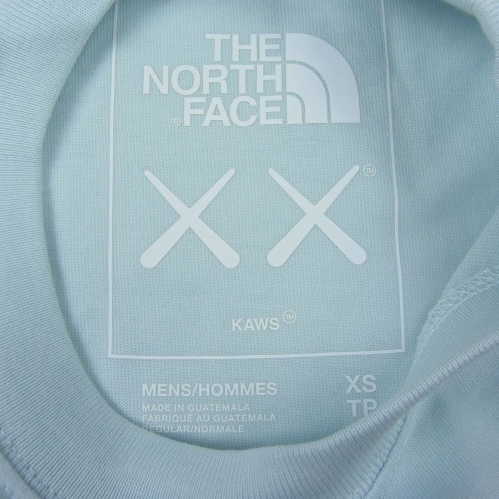 THE NORTH FACE ノースフェイス Ｔシャツ NF0A7WLL0UF × KAWS S/S TEE