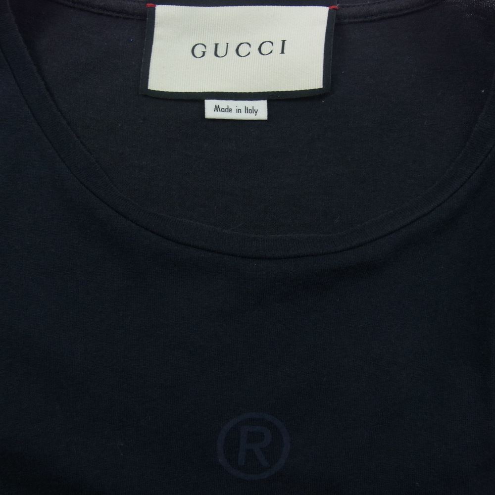 GUCCI グッチ Ｔシャツ 18SS 441685-X3A80 ロゴ プリント クルーネック