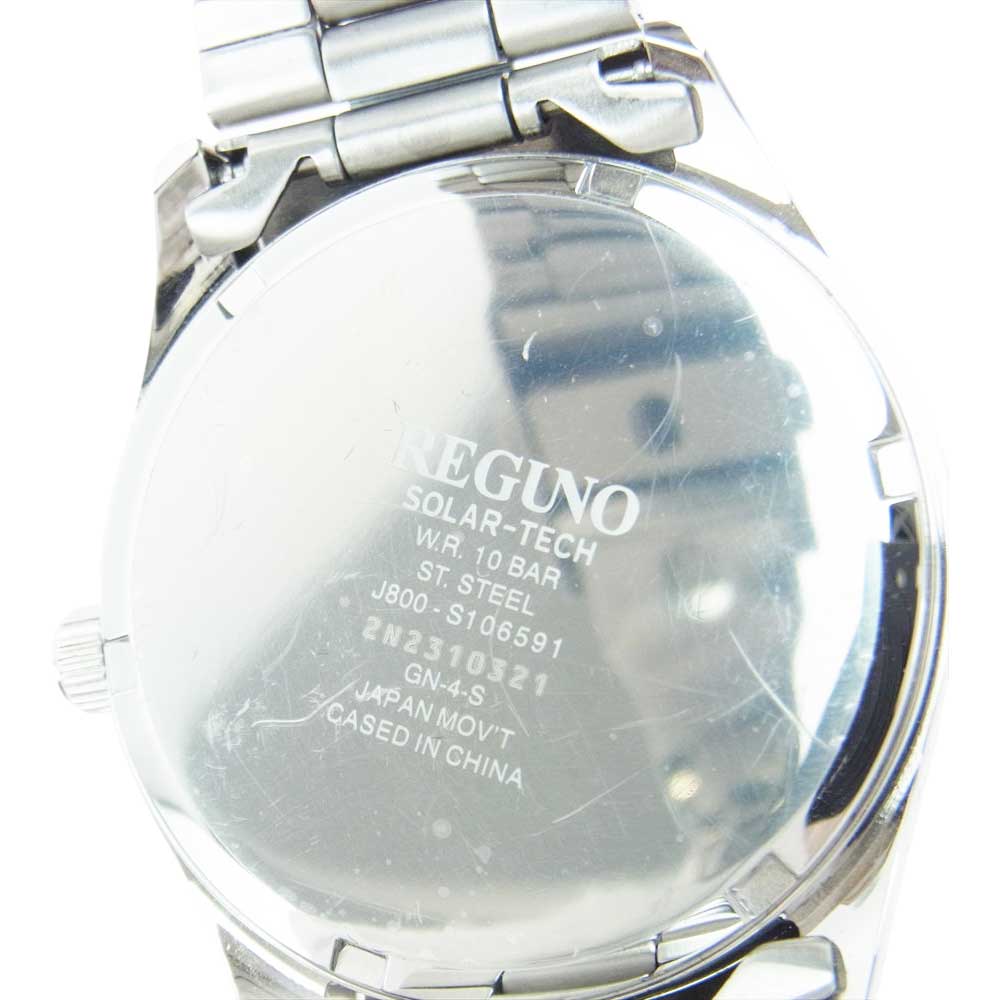 CITIZEN シチズン 時計 REGNO GN-4-S REGUNO レグノ ソーラーテック チタニウム ウオッチ シルバー系約17cmバンド幅