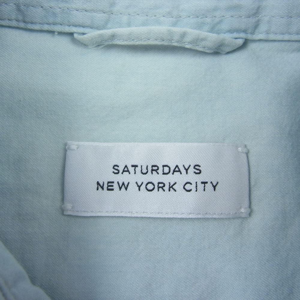 サタデーズ ニューヨークシティ Saturdays NYC 半袖シャツ コットン