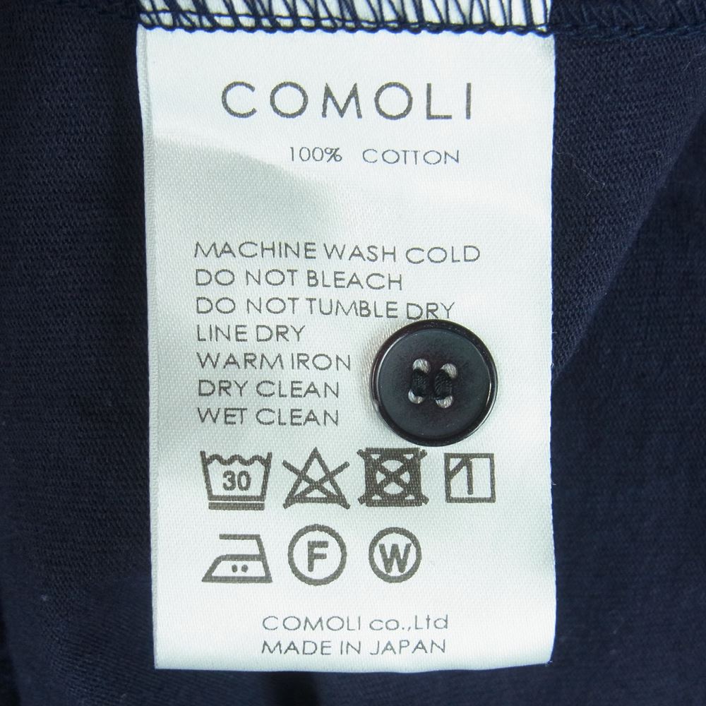 COMOLI コモリ 長袖シャツ 23SS X01-05016 コットンジャージ コモリ