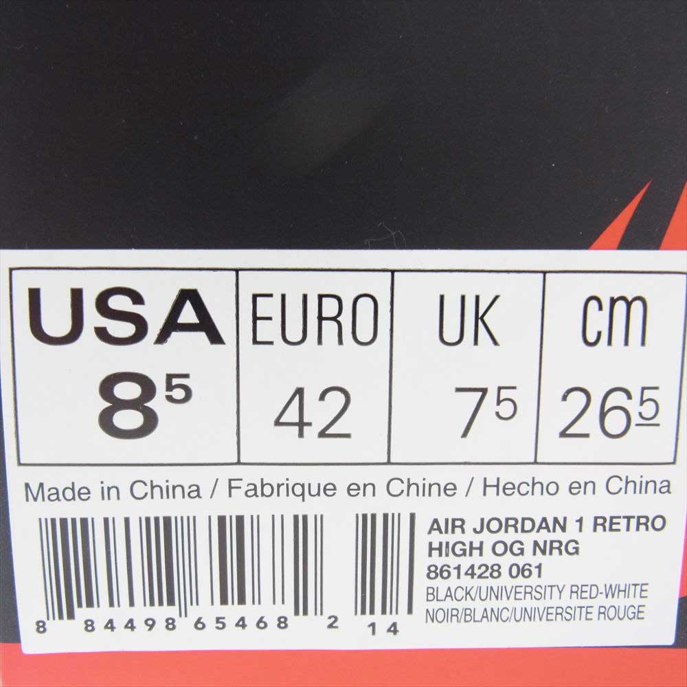 NIKE ナイキ スニーカー 861428-061 Air Jordan 1 RETRO High OG NRG ...