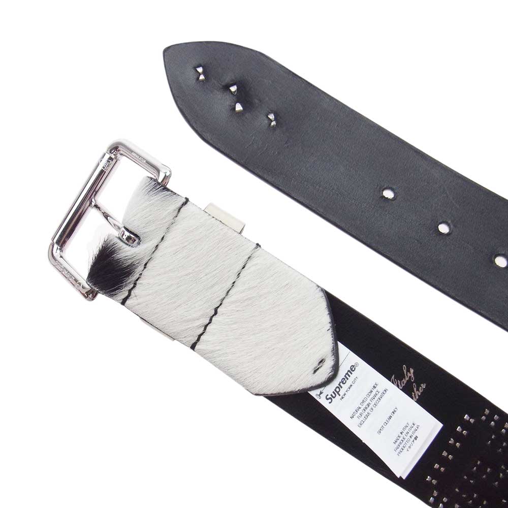 輝く高品質な 23ss Supreme HTC STUDDED BELT COW M romaydesarrollos