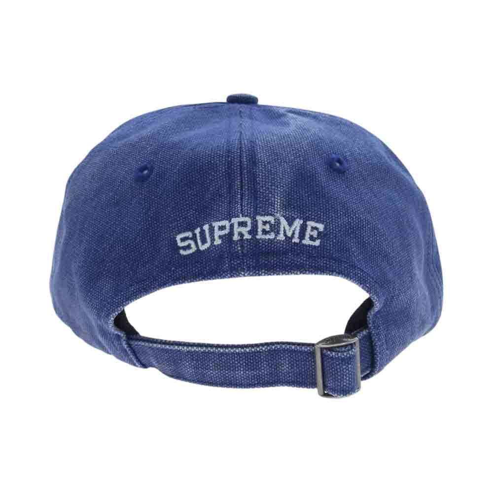 Supreme シュプリーム 帽子 23SS pigment canvas s logo 6-panel