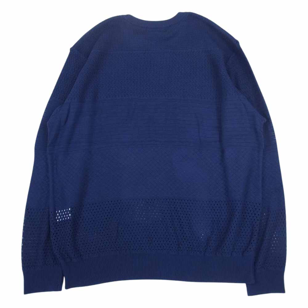 クオン KUON ニット 113KN022100 Gradient Knit Cotton Crewneck