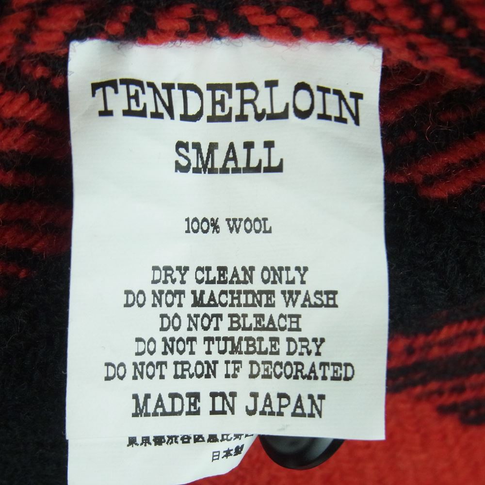 TENDERLOIN テンダーロイン BUFFALO SHT JKT バッファロー ウール シャツ ジャケット 日本製 ブルー系 ブラック系 S
