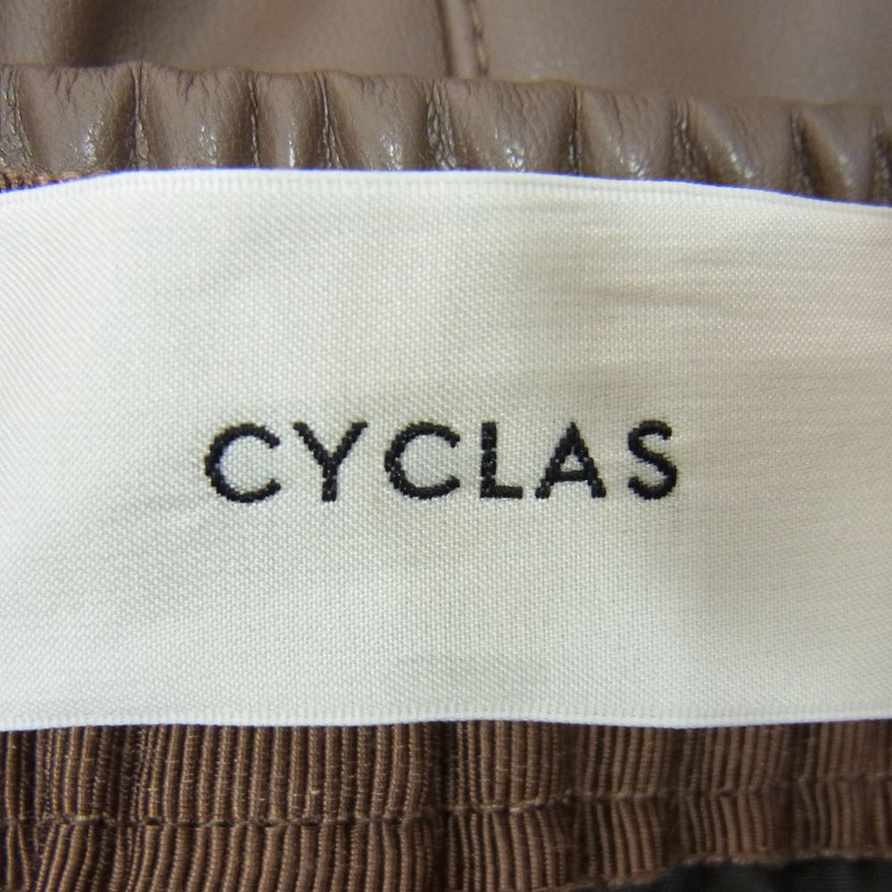 シクラス CYCLAS パンツ R04-65007 シンセティックレザー フレア