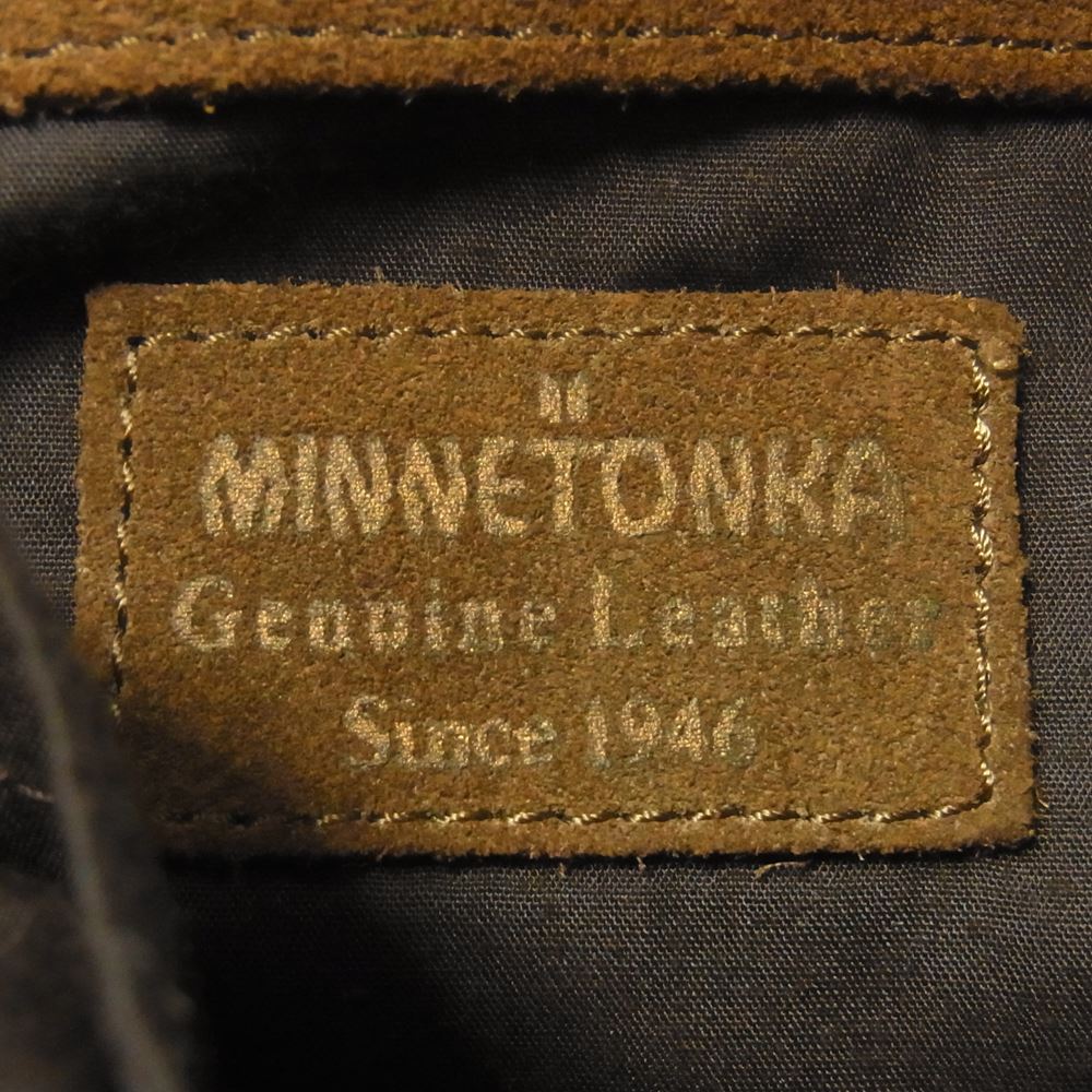 Minnetonka ミネトンカ ショルダーバッグ フリンジ スエード レザー