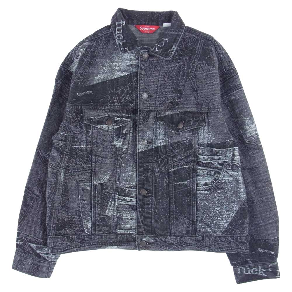 JULIUS】13AW JACQUARD DENIMジャガードデニムジャケット - Gジャン