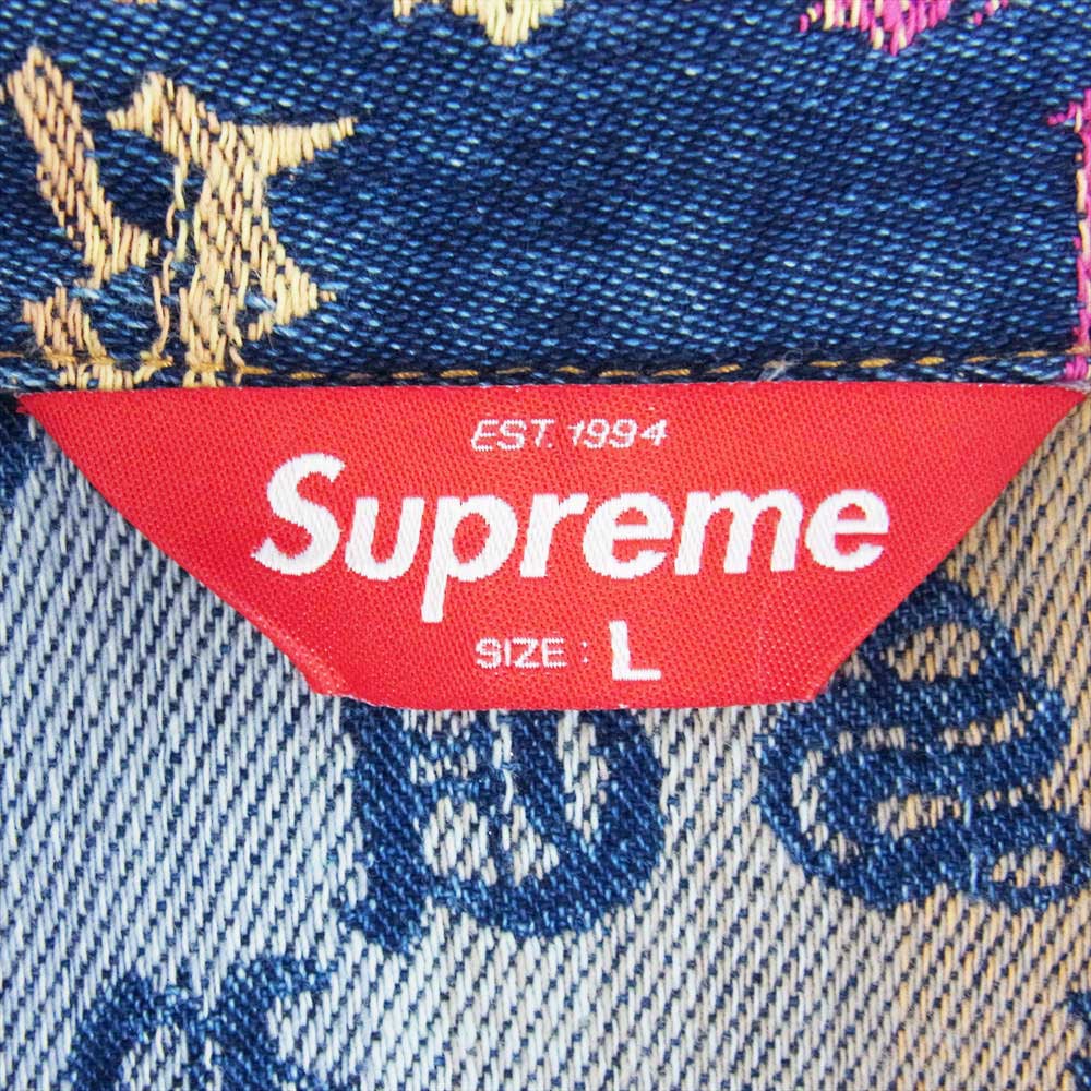 Supreme シュプリーム デニムジャケット 22SS Gradient Jacquard Denim