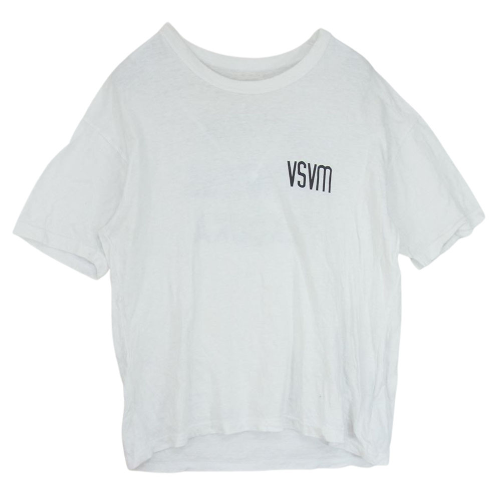 【美品】  visvim / ビズビム | JUMBO TEE S/S / プリント クルーネックTシャツ | 2 | white | メンズメンズ
