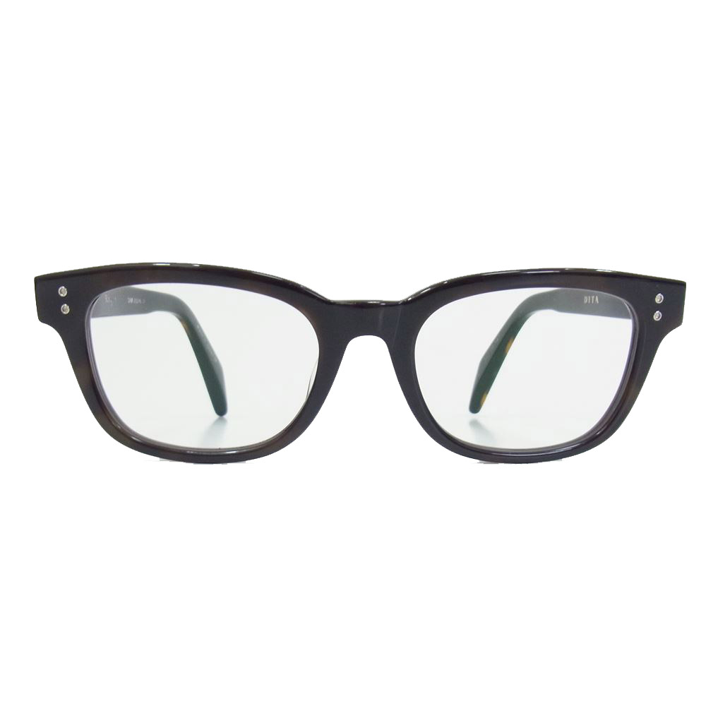 DITA ディータ DRX-2007B プラスティックフレーム ウェリントン 眼鏡 メガネ ブラウン系