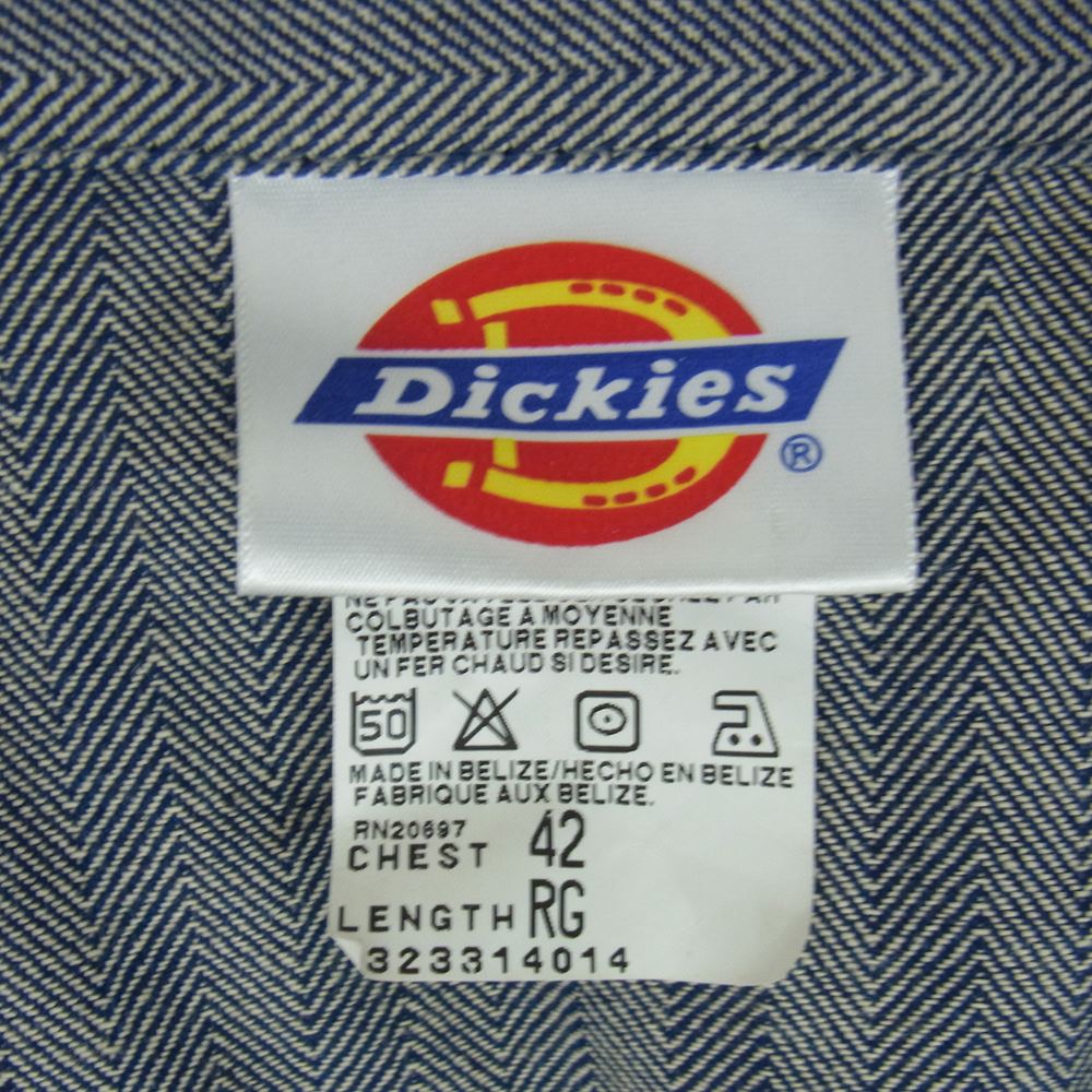 Dickies ディッキーズ ツナギ オールインワン ヘリンボーン ネイビー