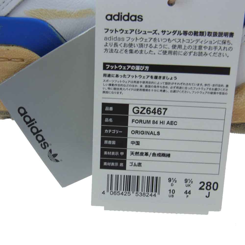 adidas アディダス スニーカー GZ6467 Forum 84 Hi AEC Foot Wear