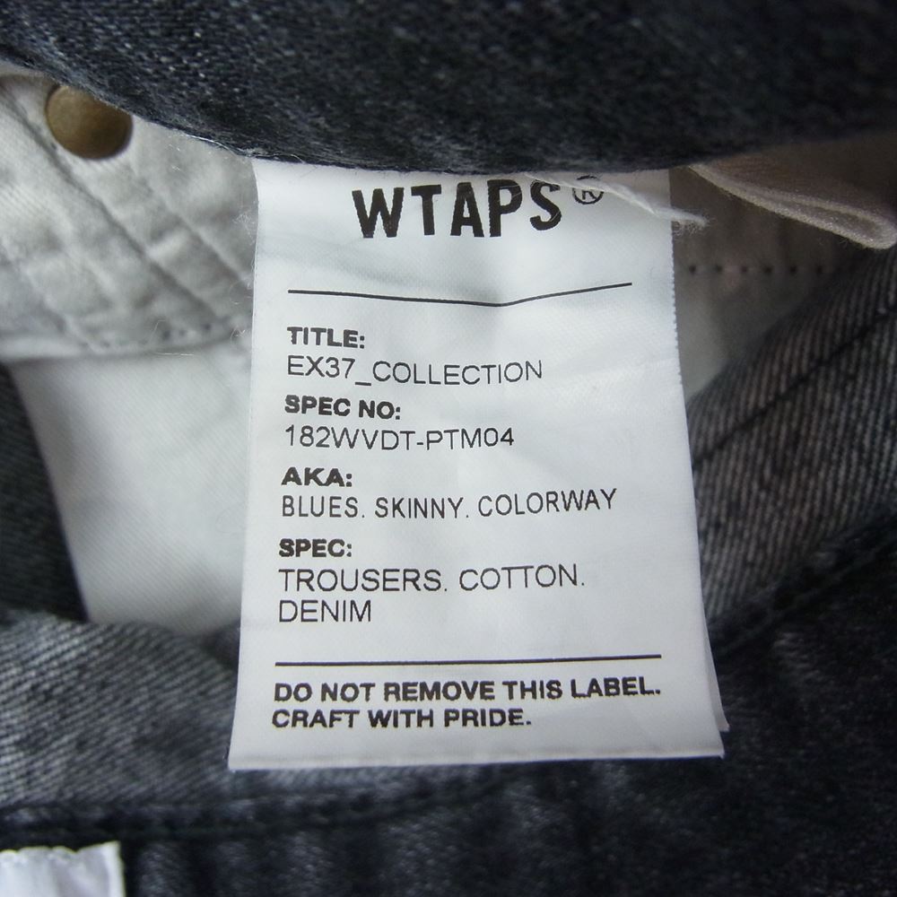 WTAPS ダブルタップス デニムパンツ 18AW 182WVDT-PTM04 BLUES SKINNY