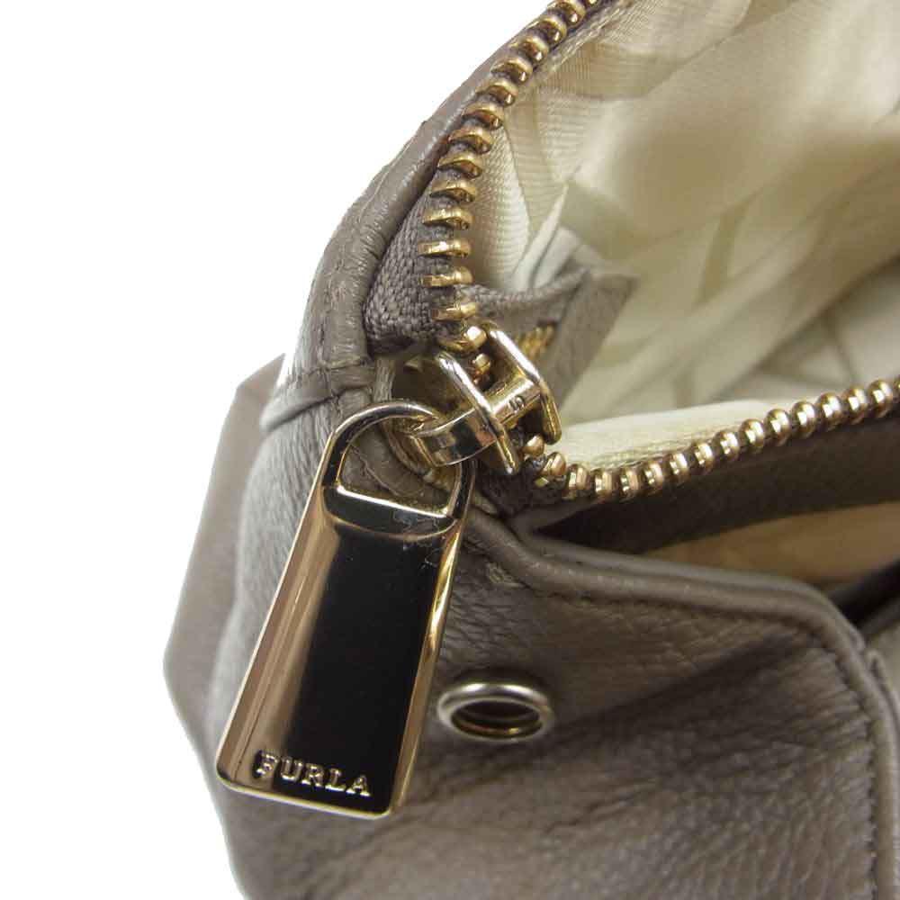 Furla フルラ ハンドバッグ レザー ハンド バッグ グレージュ系｜Furla