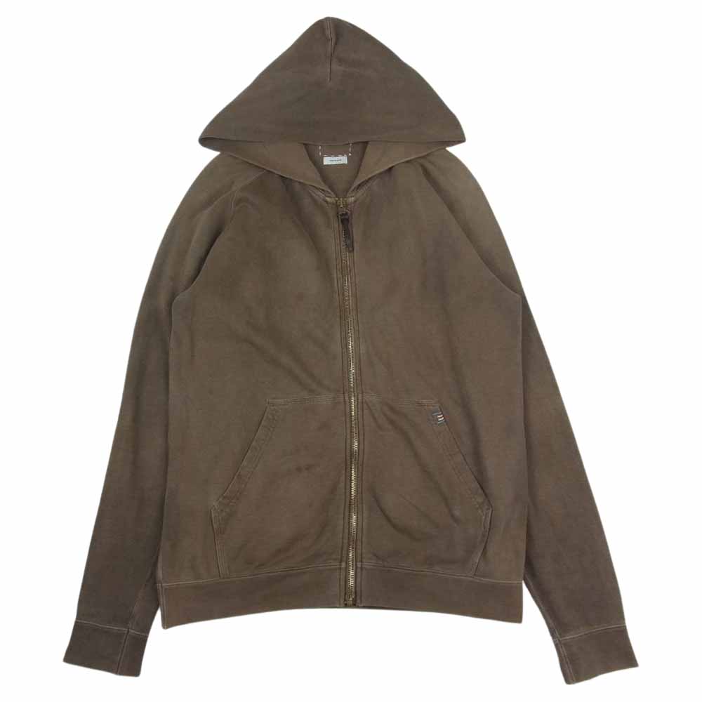 VISVIM ビズビム 14SS 0114105010021 MUD HOODIE F.Z. (GIZA) マッド フーディー ジップ パーカー カーキ系 2