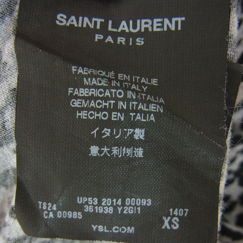 SAINT LAURENT サンローラン Ｔシャツ 国内正規品 エディ期 14AW