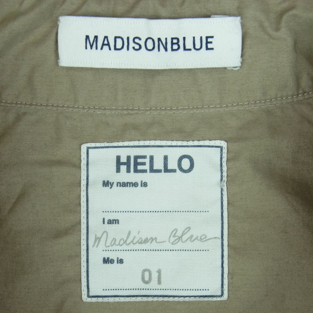 MADISON BLUE マディソンブルー 半袖シャツ MB151 5001 J BRADLEY