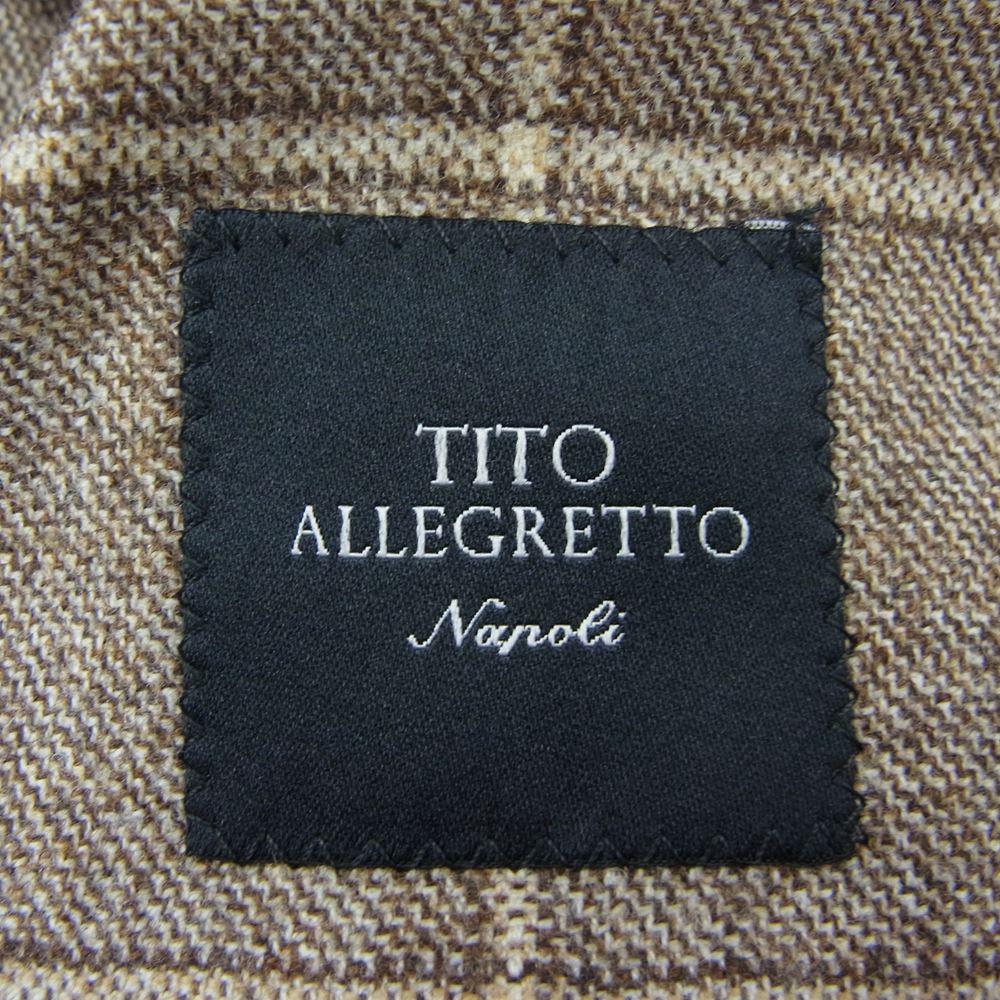 ティト アレグレット TITO ALLEGRETTO ジャケット イタリア製 格子