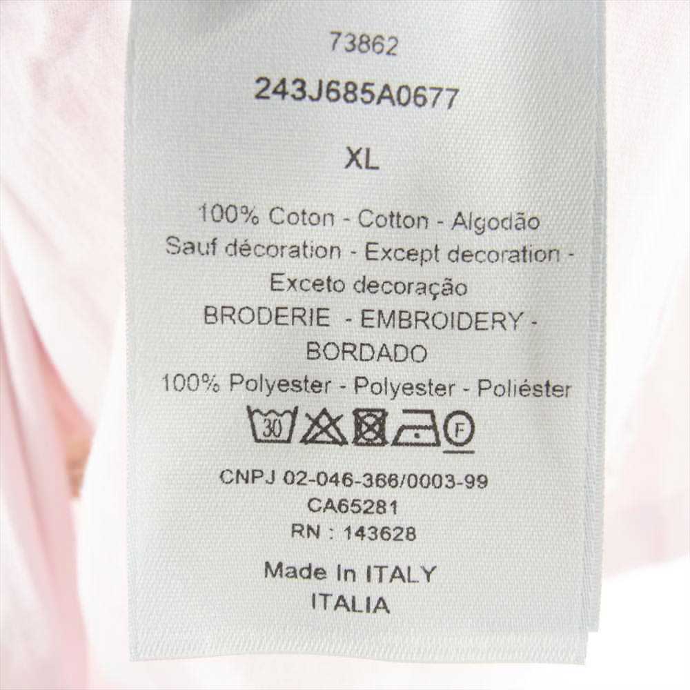 Dior ディオール Ｔシャツ 22AW 243J685A0677 JARDIN フラワー ロゴ刺繍 オーバーサイズ Tシャツ ピンク系 XL Dior  USED/古着（Tシャツ/カットソー）｜DiorのUSED/古着通販サイト SMASELL（スマセル）