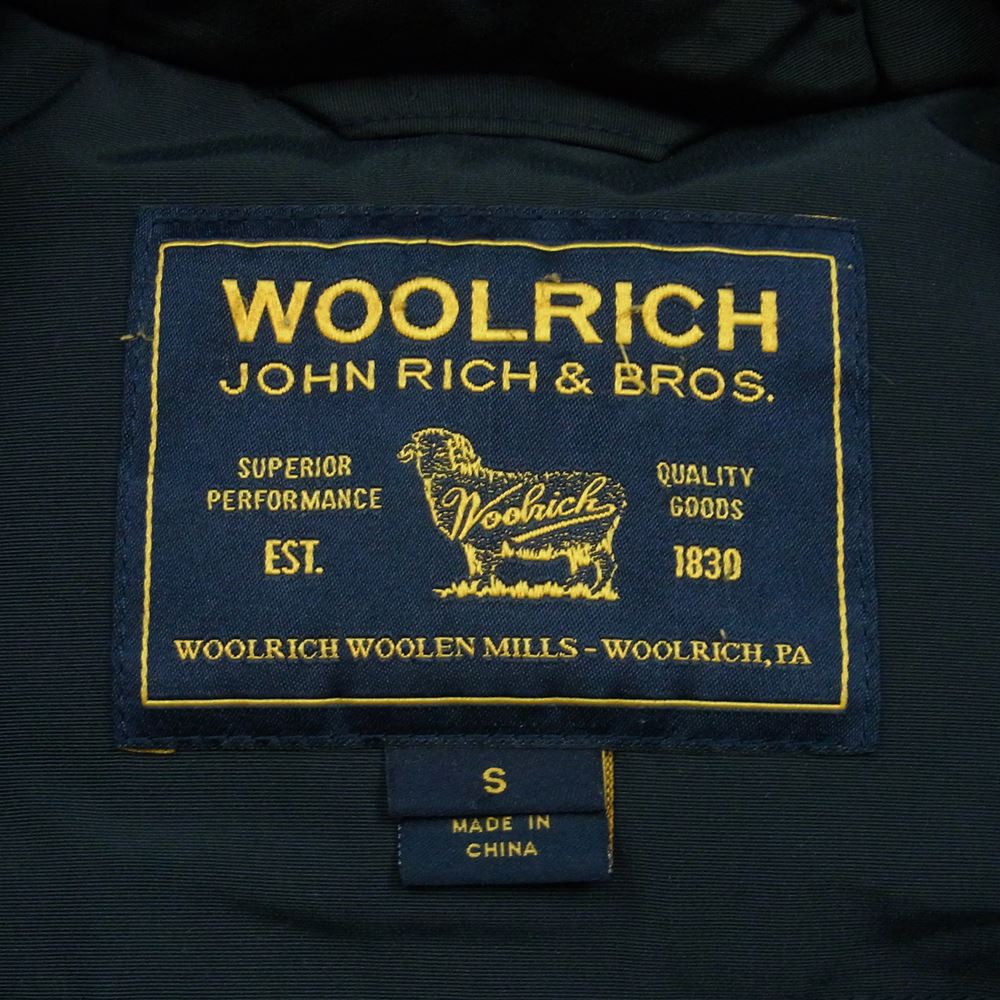 WOOLRICH ウールリッチ 60 40 クロス ショート丈 ダウン ジャケット ダークネイビー系 S