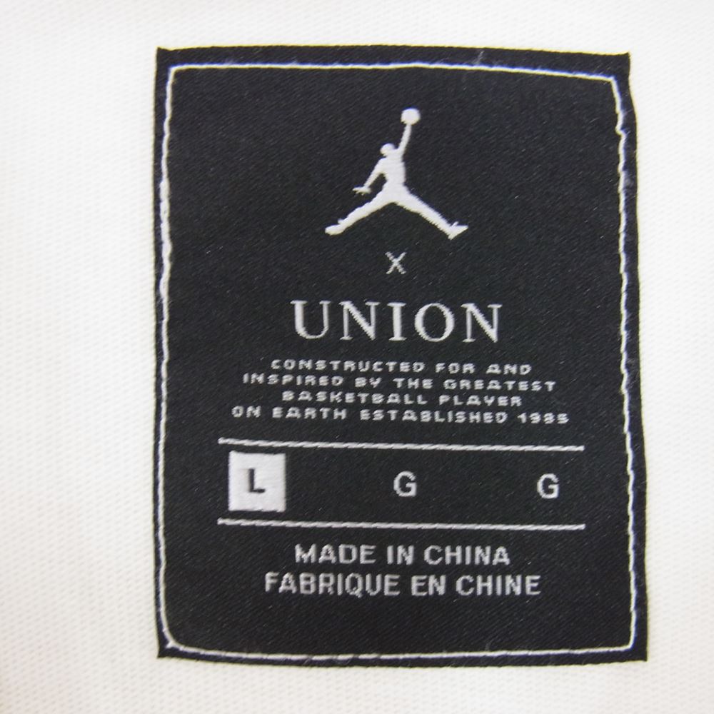 NIKE ナイキ Ｔシャツ CT6498-100 × UNION TOKYO JORDAN NRG M J UN