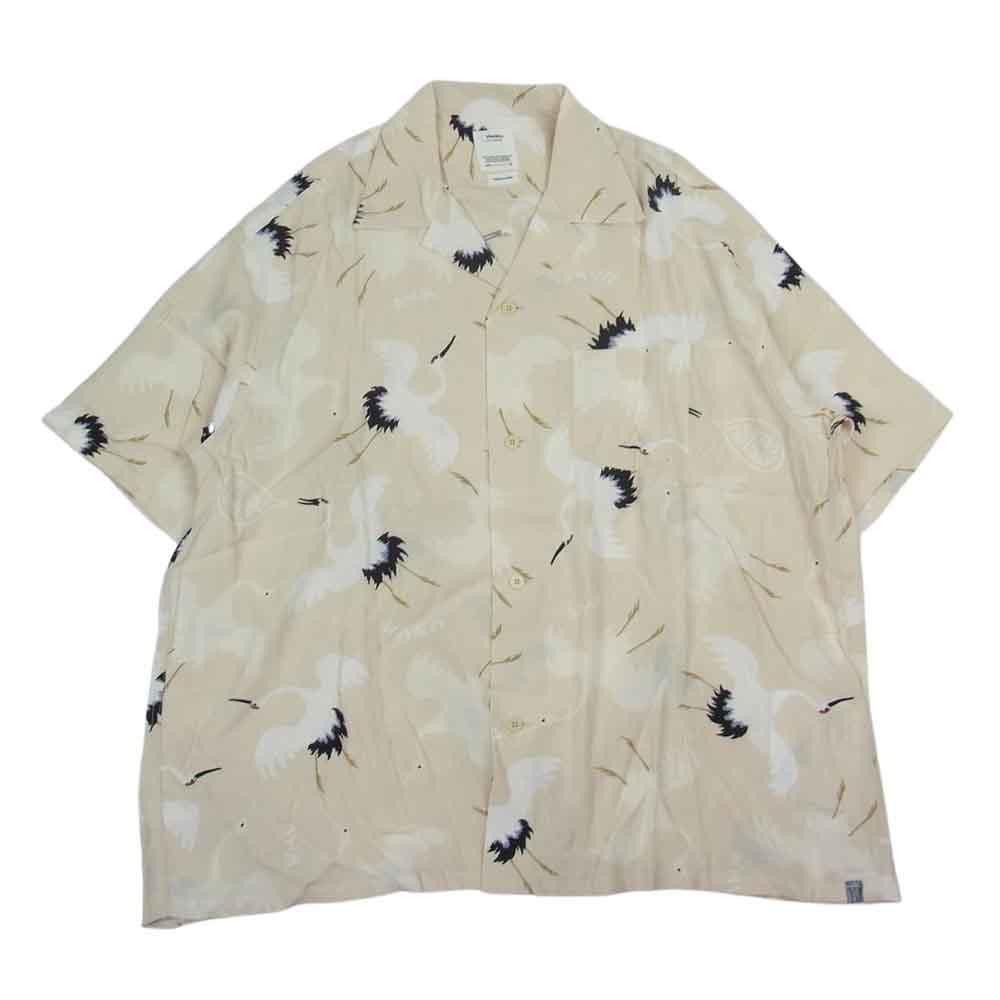 VISVIM ビズビム 半袖シャツ 0123105011018 CROSBY SHIRT S/S HIKAKU