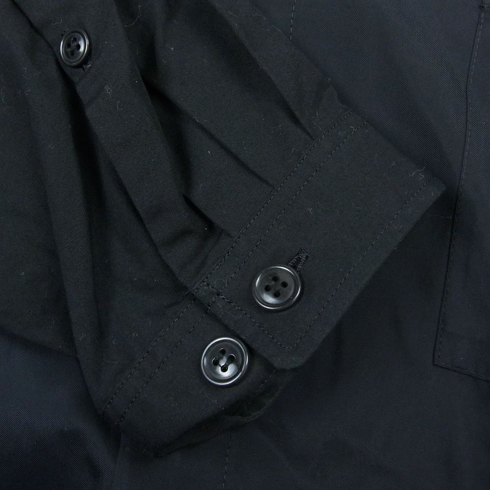 yohjiyamamoto POUR HOMME ロングシャツ ブラック 黒