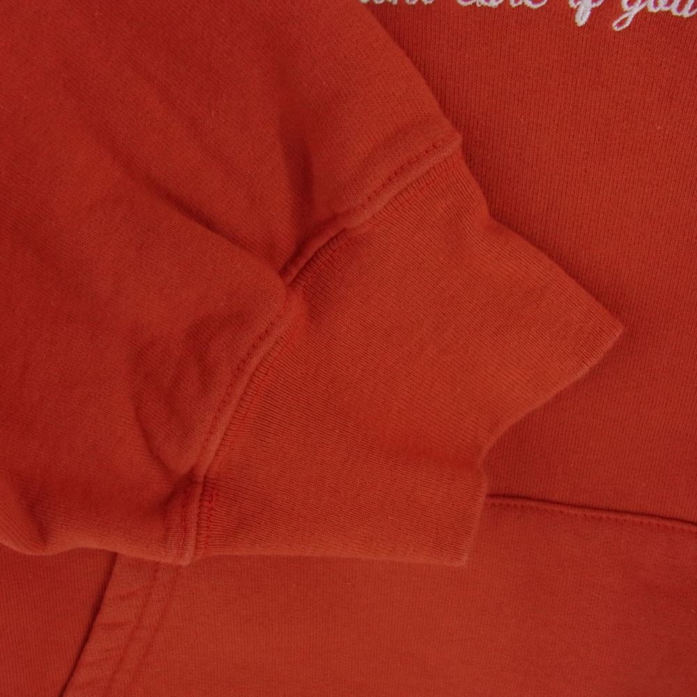 Supreme シュプリーム パーカー 21SS Don't Care Hooded Sweatshirt Burnt Red プルオーバ― フード パーカー レッド系 L