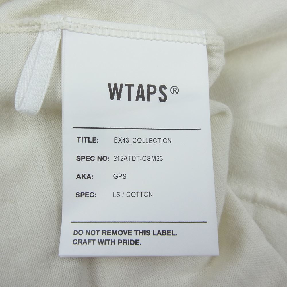 WTAPS LABEL Tシャツ　ホワイト　Lサイズ　ダブルタップス