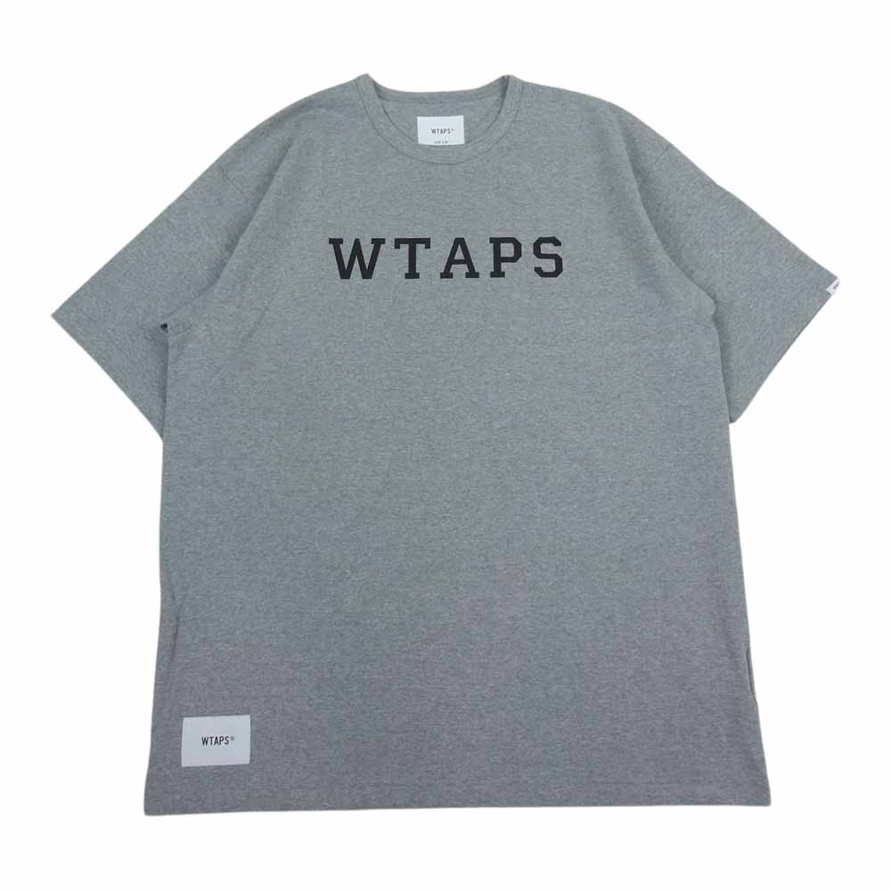 WTAPS ダブルタップス カレッジ ロゴ Tシャツ L ベージュ - Tシャツ