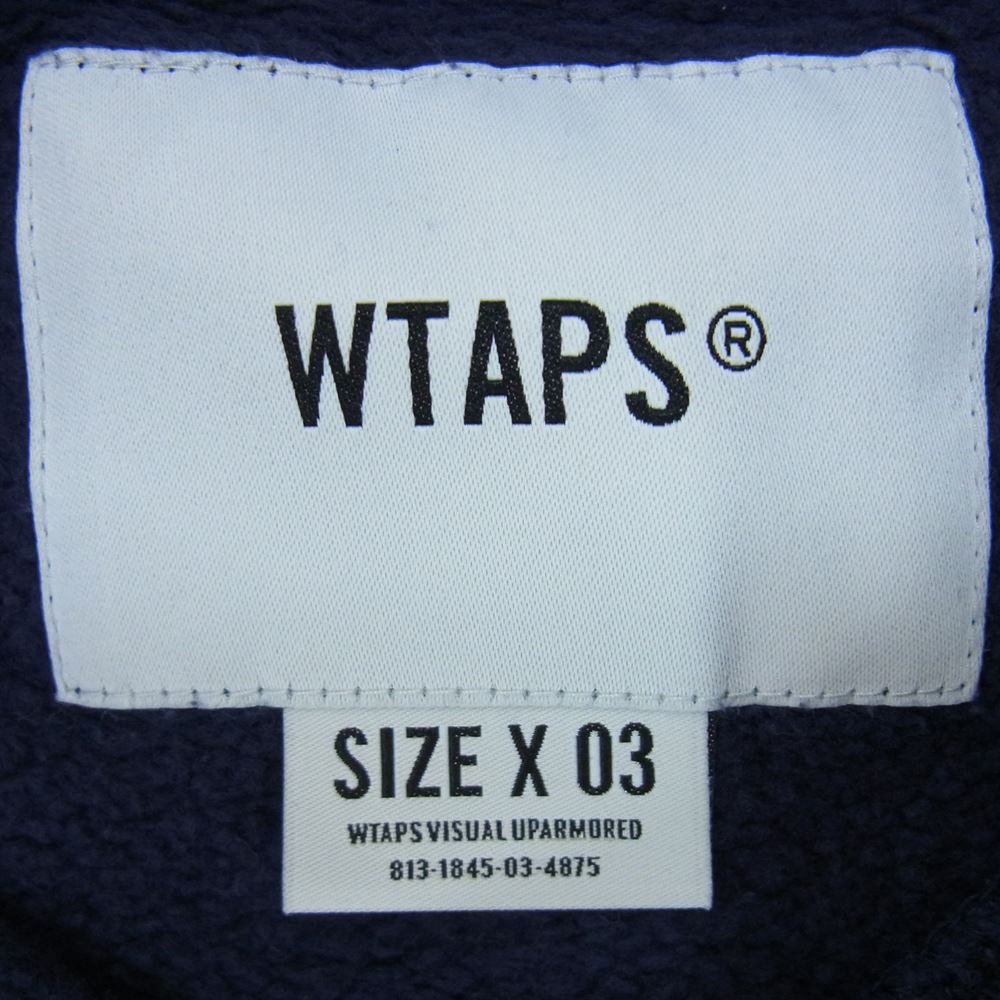 WTAPS ダブルタップス パーカー 21AW 211ATDT-CSM38 ACADEMY HOODED