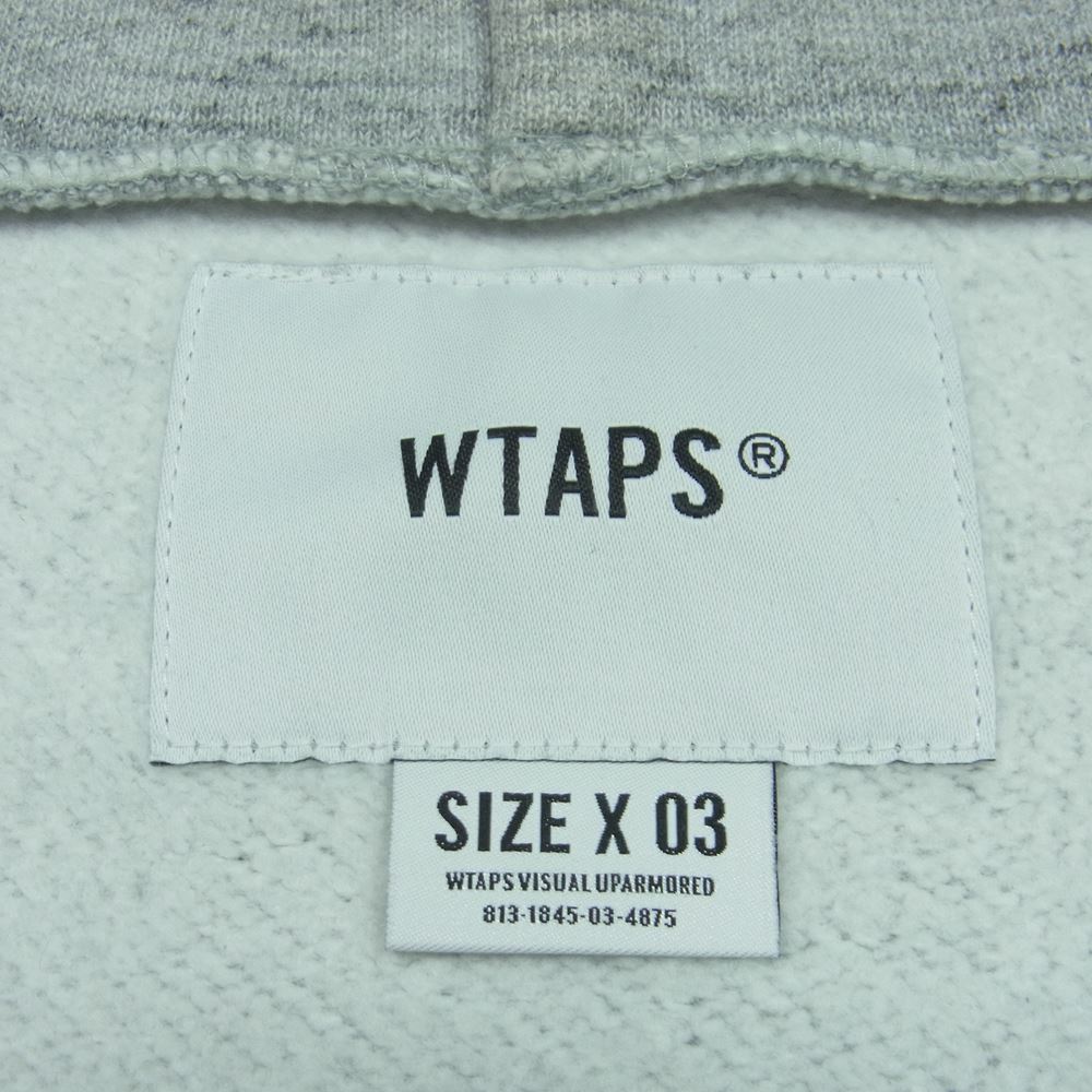 WTAPS ダブルタップス パーカー 18AW 182ATDT-CSM23 Academy Zip Up