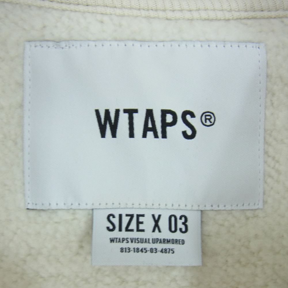 WTAPS ダブルタップス パーカー 21AW 212ATDT-CSM06 ZIP HOODED COTTON ...