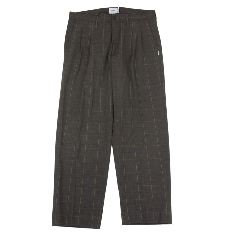 WTAPS ダブルタップス パンツ 20SS 201BRDT-PTM07 TUCK TROUSERS