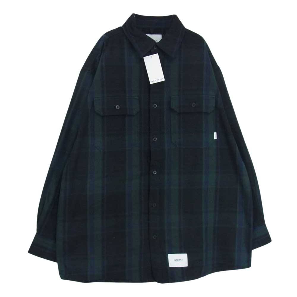 WTAPS ダブルタップス 長袖シャツ 21AW 212TQDT-SHM05 DECK LS COTTON