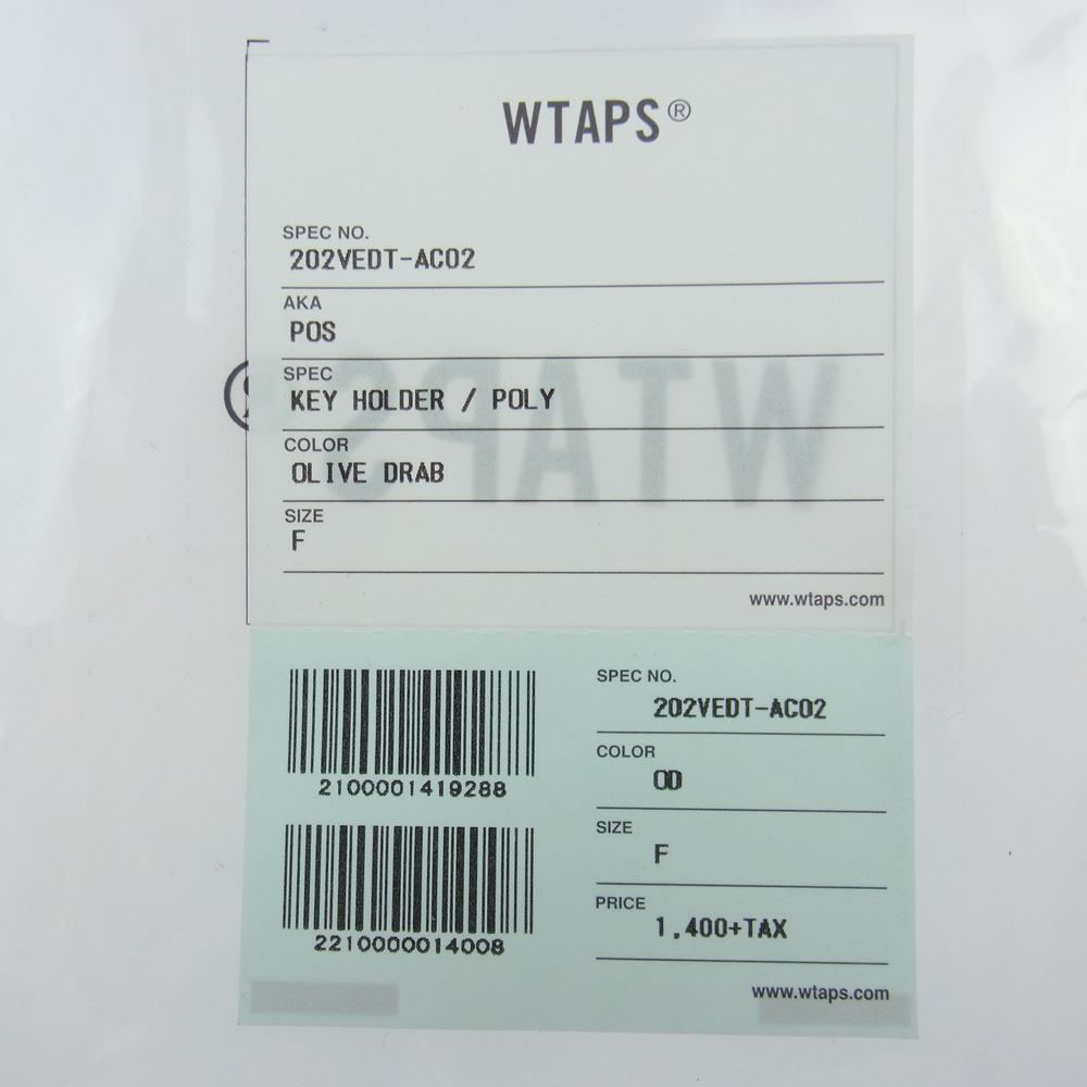 WTAPS ダブルタップス キーホルダー 202VEDT-AC02 POS KEY