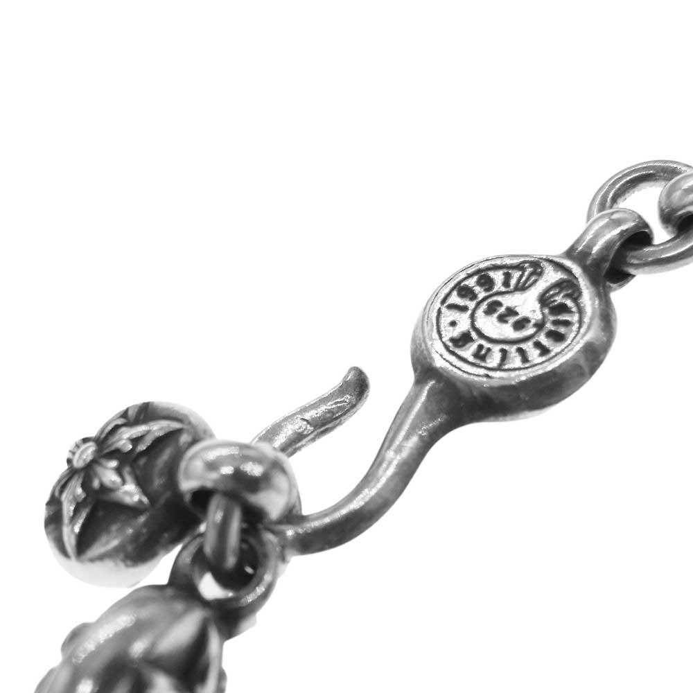 CHROME HEARTS クロムハーツ（原本無） ブレスレット NO1 BALL #1 クロスボール シルバー ブレスレット シルバー系