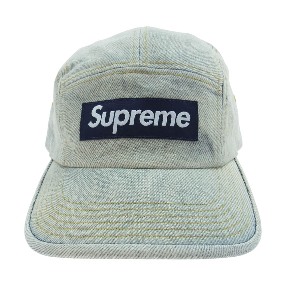 Supreme シュプリーム 帽子 23SS Denim Camp Cap DIRTY INDIGO