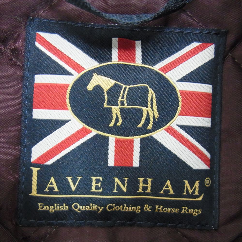 LAVENHAM ラベンハム ベスト 英国製 中綿キルティング ベスト ブラック