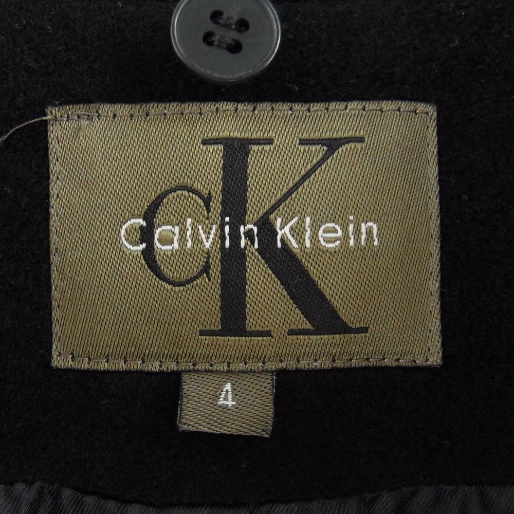 カルバンクライン Calvin Klein ステンカラーコート 382-5 カシミヤ混