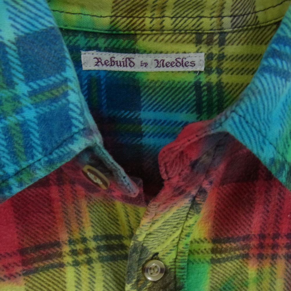 Needles ニードルス 長袖シャツ REBUILD BY NEEDLES Flannel Shirt-7