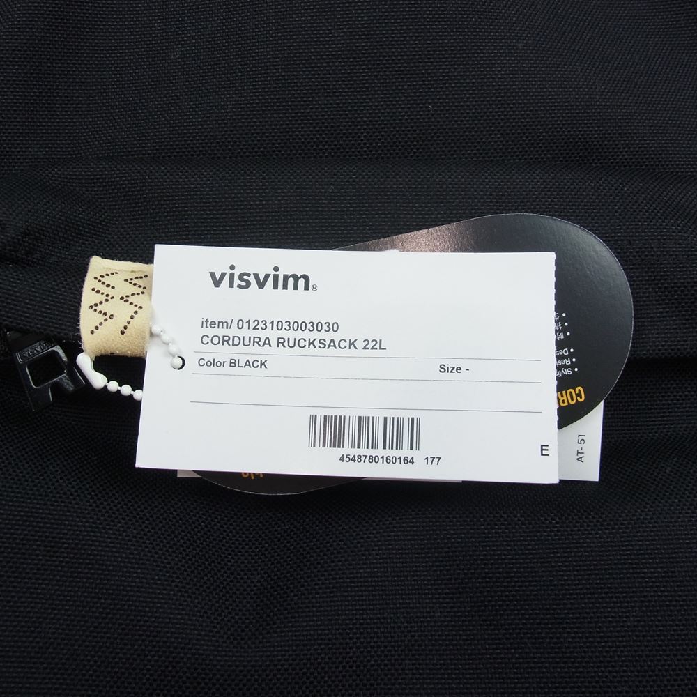 VISVIM ビズビム バックパック 23SS 01231030003030 CORDURA RUCKSACK