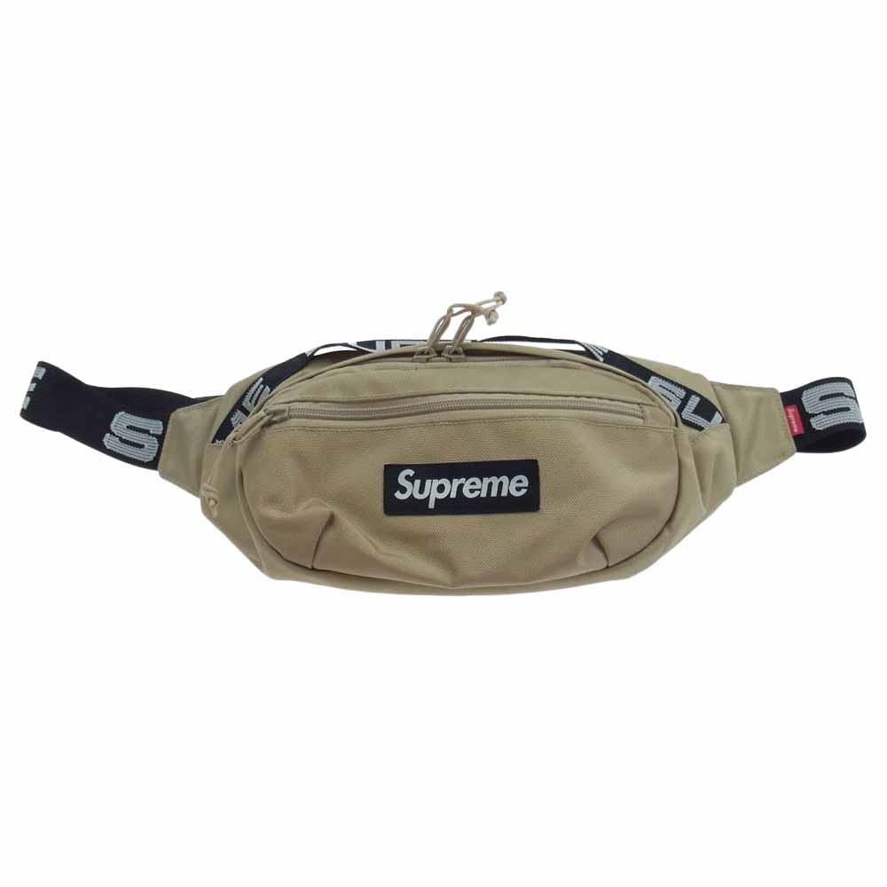 バッグ18ss Supreme Waist Bag ベージュ - ウエストポーチ