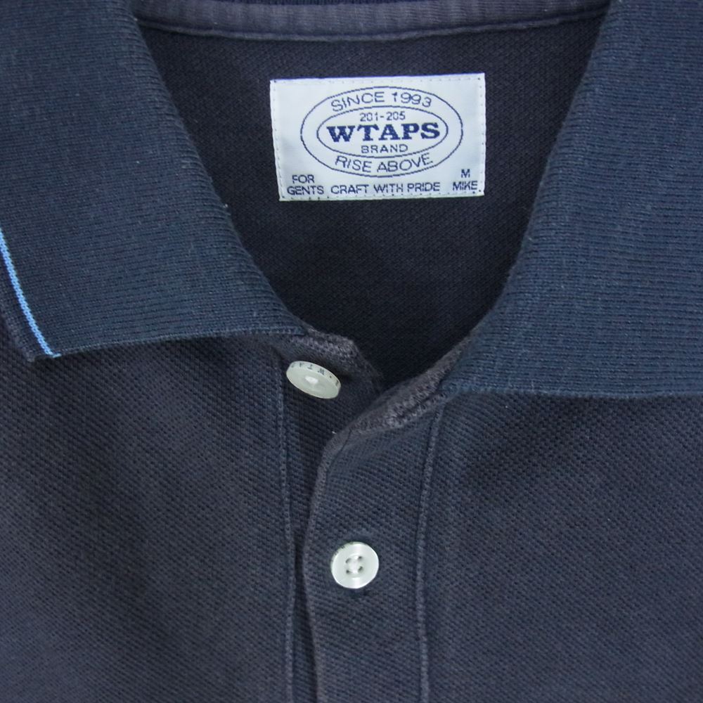 WTAPS ダブルタップス ポロシャツ 102ATDT-CSM09 ポロシャツ 刺繍 半袖 ネイビー系 3 WTAPS USED/古着（ポロシャツ）｜WTAPSのUSED/古着通販サイト  - SMASELL（スマセル）