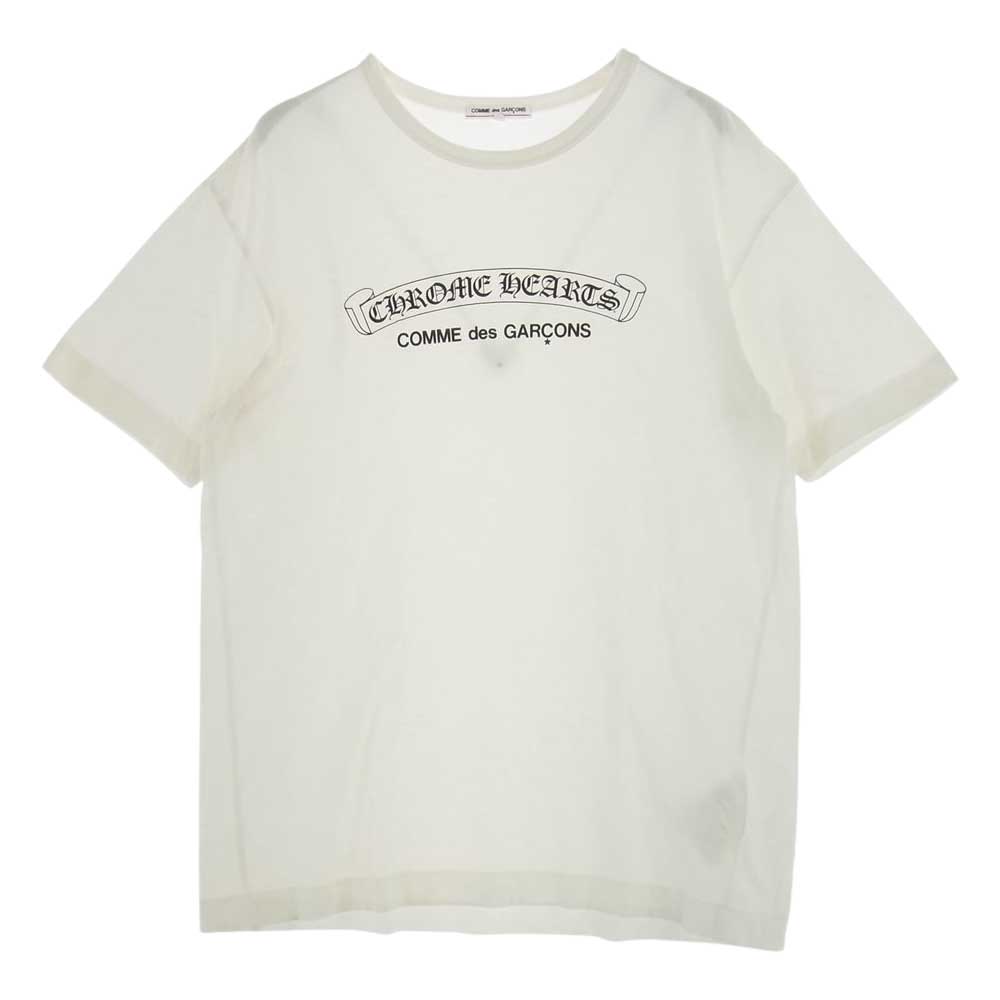 Tシャツ/カットソー(半袖/袖なし)クロムハーツ Chrome Hearts Tシャツ ロゴ ホワイト