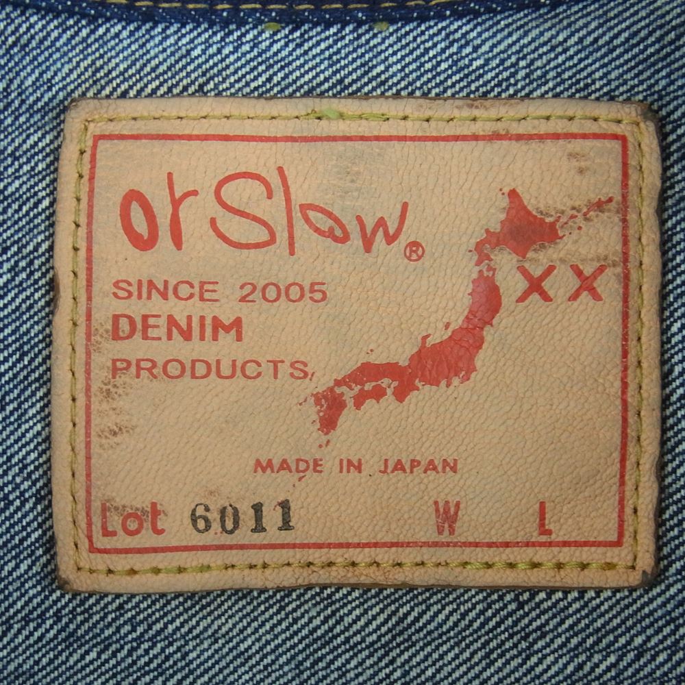 orSlow オアスロウ デニムジャケット 6011 denim jacket 1st タイプ