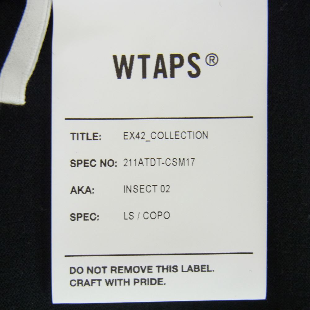 WTAPS ダブルタップス カットソー 21SS 211ATDT-CSM17 INSECT02 LS