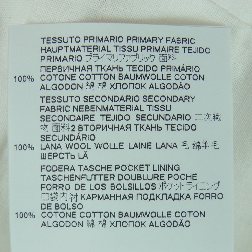 Y51-6 メゾンマルジェラ 52 半袖 Tシャツ 刺繍 XL リバースロゴ 白